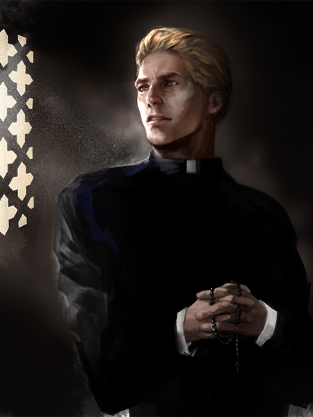 Хеталия демон и священник