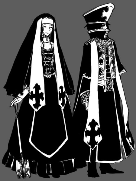 Священник референс арт