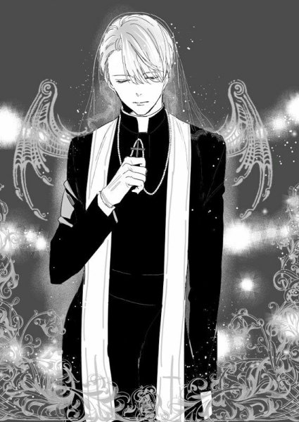 Священник с мечом арт