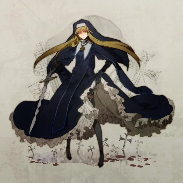 Нарисованный священник