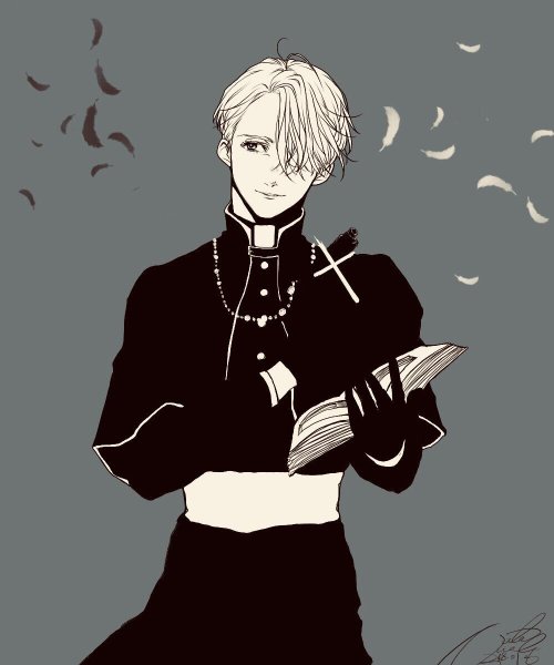 Красивый священник арт