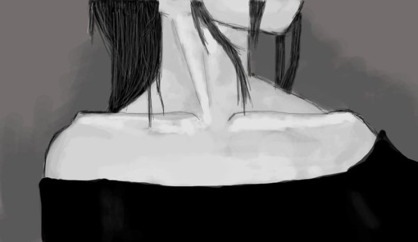 Аниме ключицы девушек