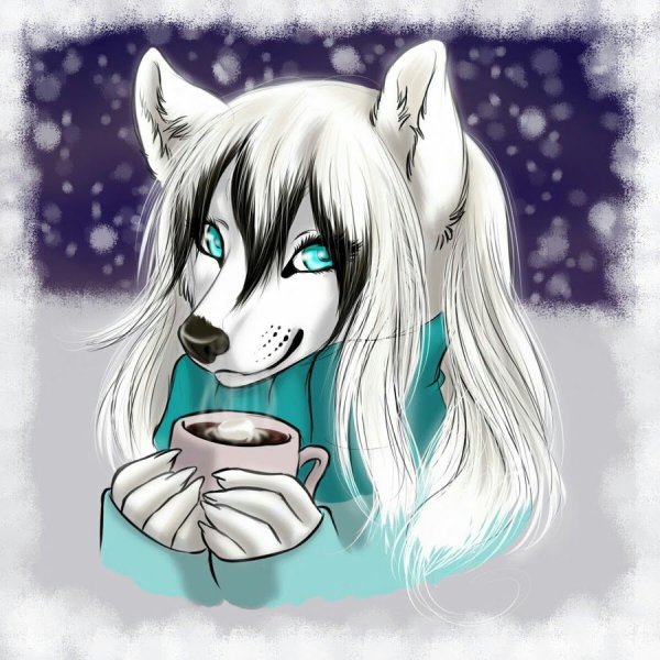 Фурри для срисовки карандашом