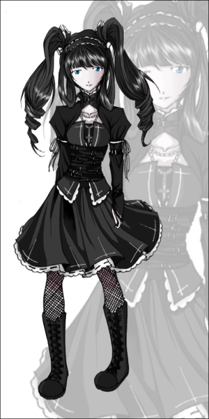 Аниме Офелия гот