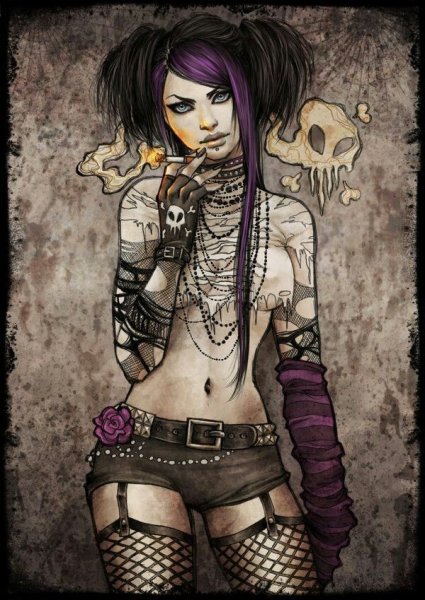 Готические рисунки