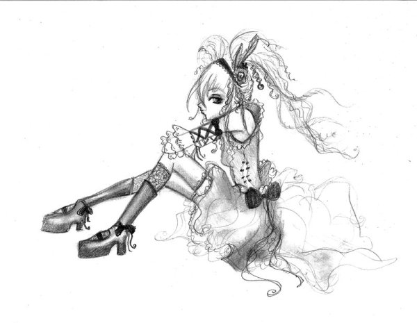 Персонажи в стиле Готика