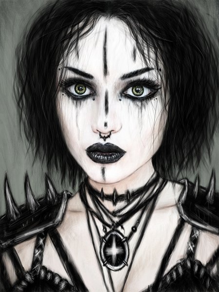 Аниме готические девушки