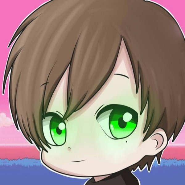 Аниме парень с зелеными глазами