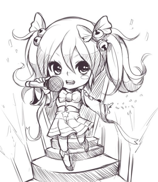 Аниме Чиби скетчи