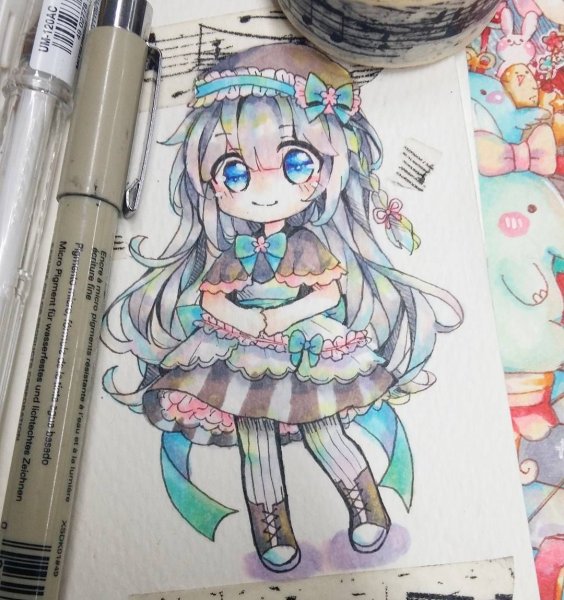 Копик арт Чиби