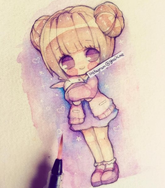 Чиби для срисовки