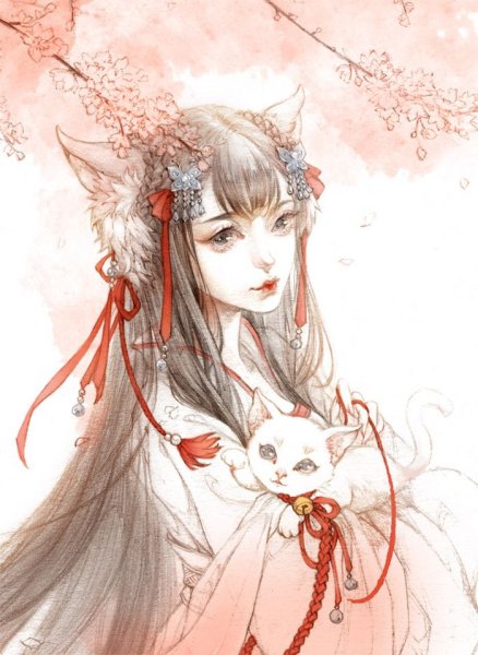 Гейша аниме арт