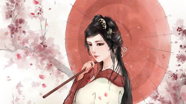 Кимоно гейши аниме