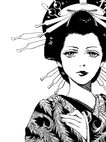 Изображение японок в кимоно