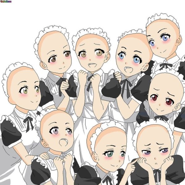 Манекены аниме групповые