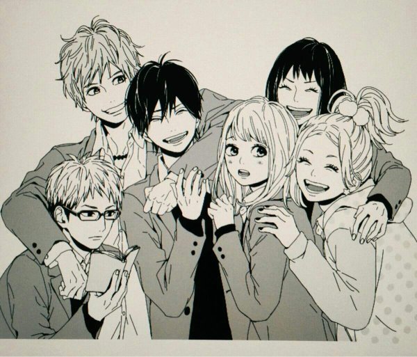 Аниме группа друзей