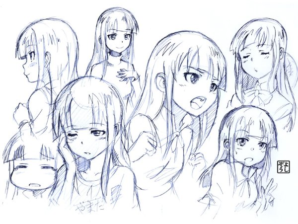 Скетчи аниме