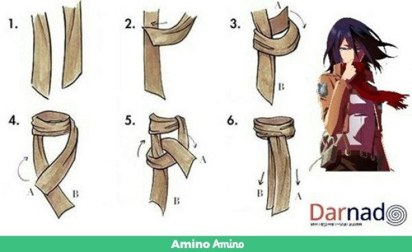 Шарф Микасы Аккерман