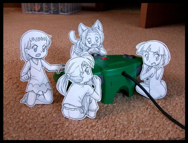 Аниме из бумаги