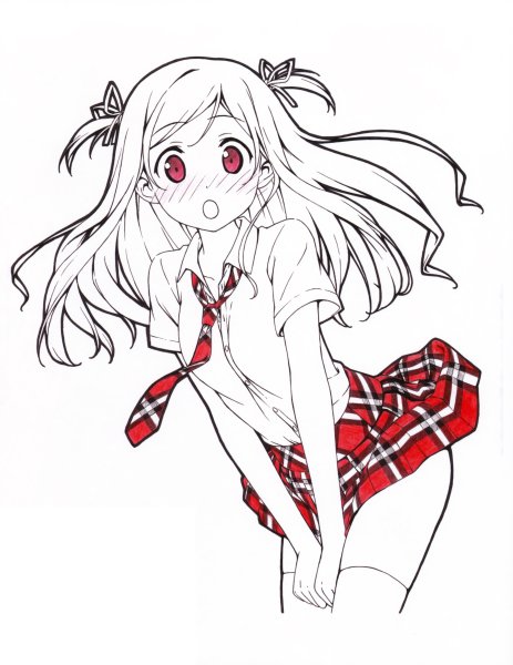 Рисунки для срисовки аниме