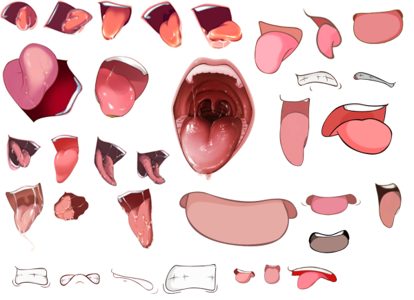 Рот для обработки без фона