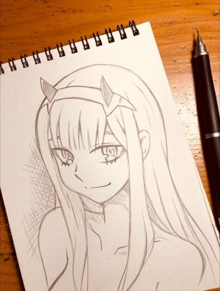 Аниме арты для срисовки