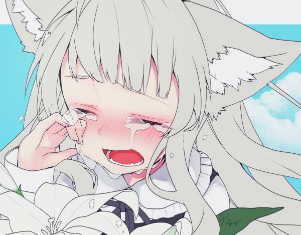 Неко плачет