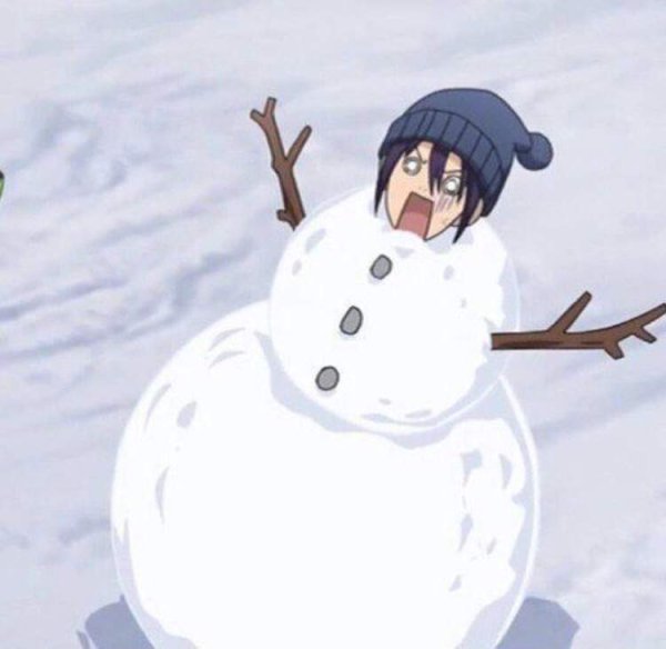 Анимешный Снеговик