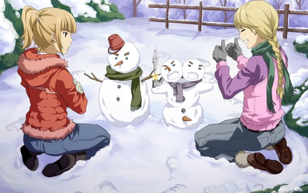 Аниме Снеговик