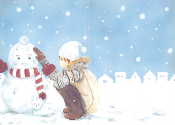 Аниме Снеговик