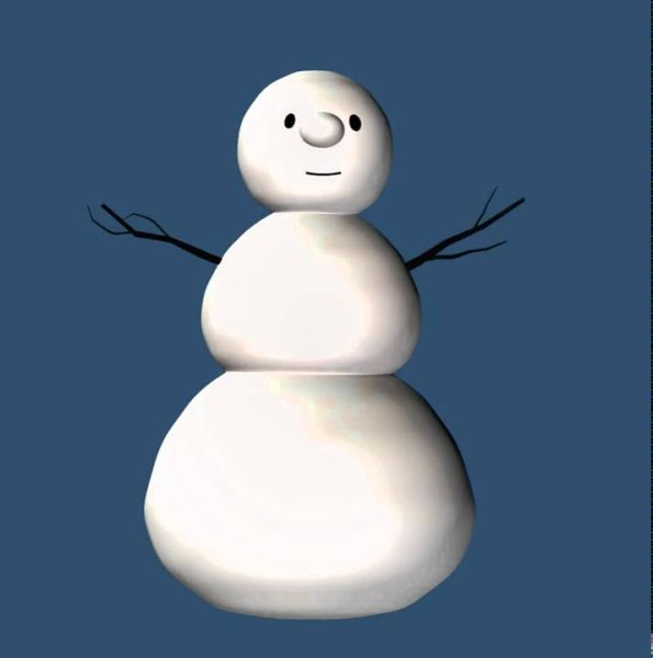 Снеговик моделирование