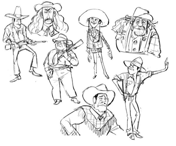 Ковбой карандашом