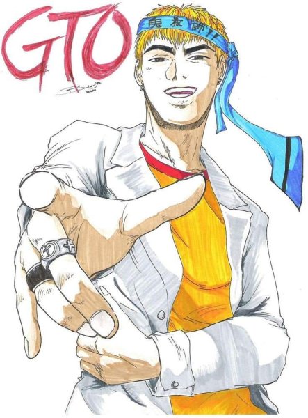 Крутой учитель Онидзука фан арт