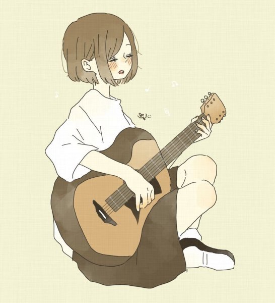 Позы с гитарой