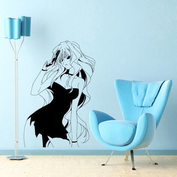 Разрисованные стены аниме