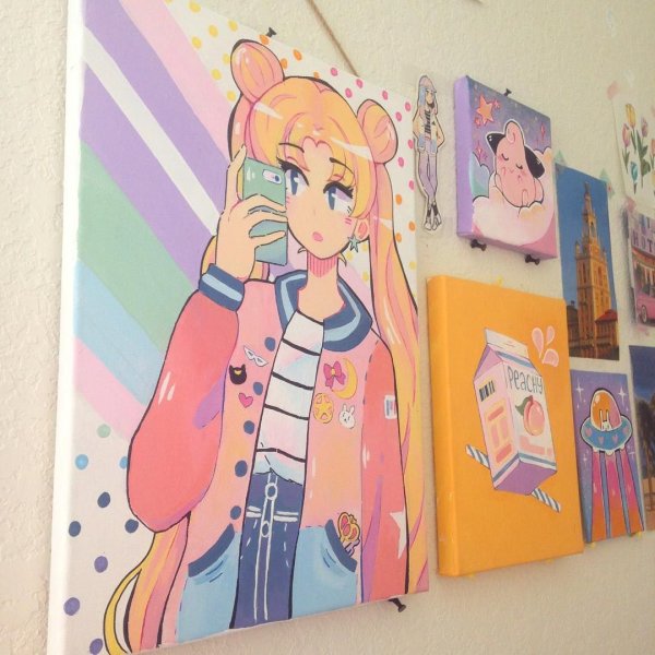 Роспись стен в стиле аниме