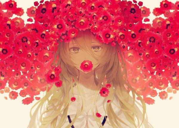 Аниме цветы
