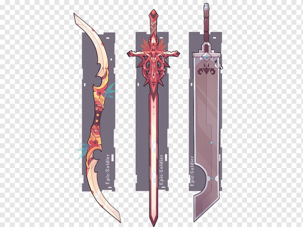 Концепт арт оружия ближнего боя