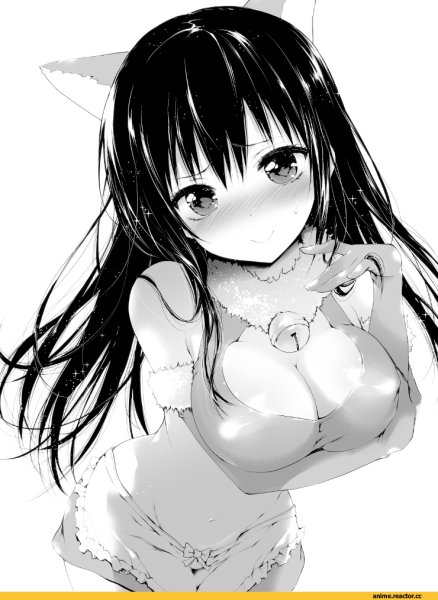 Хентай арт черно белый