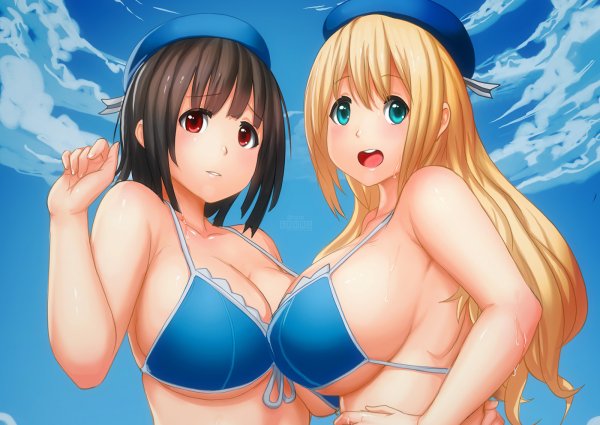 Аниме девушки с большими титьками