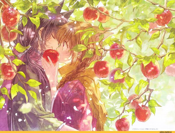 Аниме арт фрукты