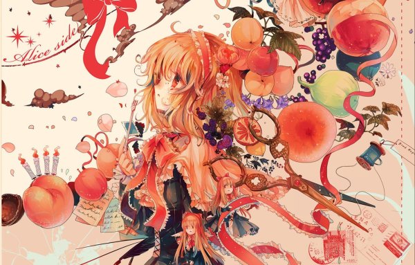 Аниме девушки фрукты