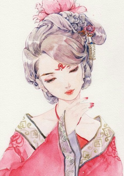 Японские прически арт