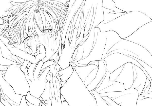 Раскраска аниме зеницу