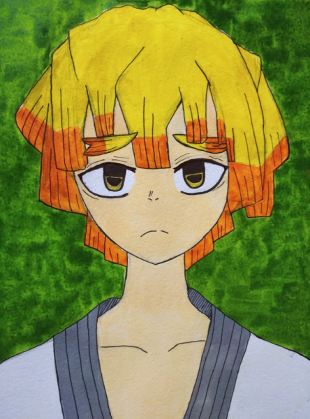 Зеницу карандашом