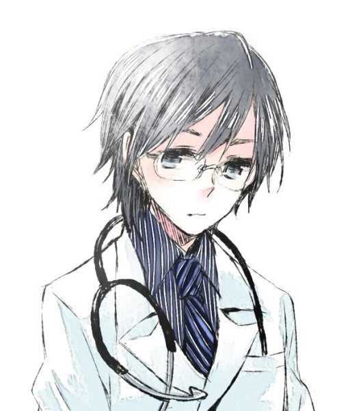 Аниме парень врач