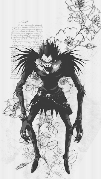 Тетрадь смерти рюк смерть