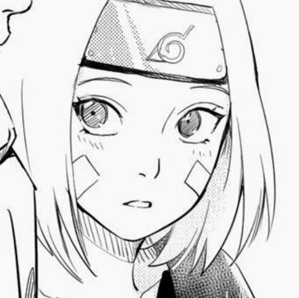 Манга Наруто Нохара Рин срисовки