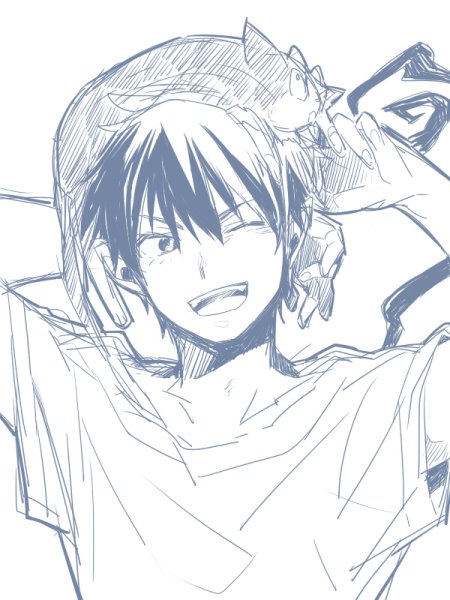 Окумура Рин для срисовки