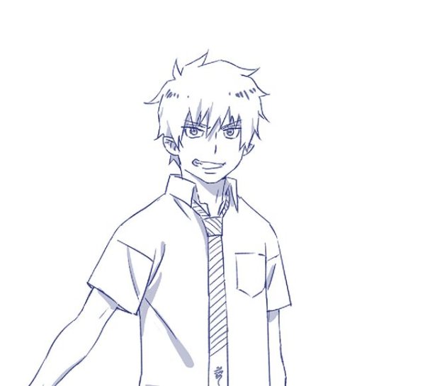 Окумура Рин для срисовки